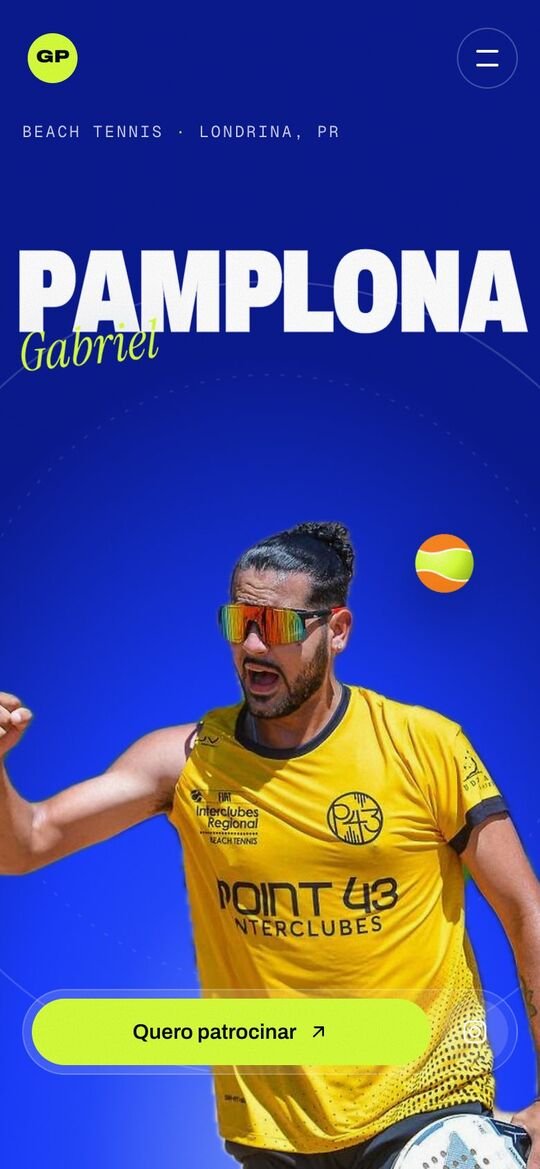 Gabriel Pamplona, abertura no celular